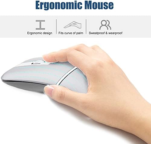 Foldable Arc Wireless Mouse Silent Click Bluetooth 5.3 and 2.4GHz - Image 6