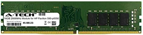 A-Tech 16GB Module for HP Pavilion 590-p0050 Desktop & Workstation Motherboard Compatible DDR4 2666Mhz Memory Ram (ATMS311306A25823X1) by A-TechComponents
