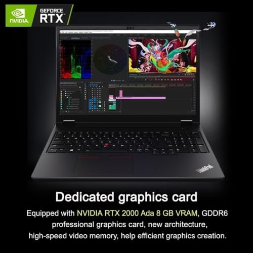 Lenovo ThinkPad P16v Gen 2 Mobile Workstation Laptop, Intel Core Ultra 7 165H Processor, NVIDIA RTX 2000 Ada 8GB Graphics, 64GB DDR5 RAM, 2TB SSD, 16" UHD+, Windows 11 Pro, Backlit Keyboard - Image 4