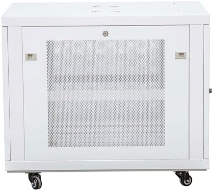 NavePoint 12U Network Cabinet with Perforated Door 12U Wall Mount Server Cabinet White 19 Rack for IT Equipment, AV Devices, Networking Equipment 33" Deep Mid-Depth Server Rack Enclosure - Image 5