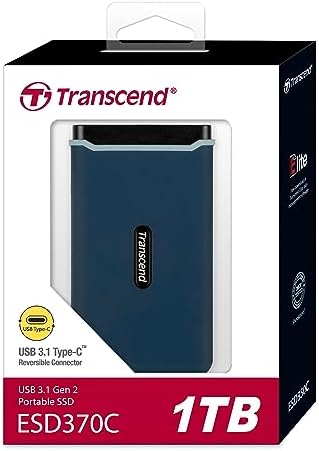 Transcend TS1TESD370C 1TB USB 3.1 Gen 2 USB Type-C ESD370C Portable, Rugged Solid State Drive - Image 5