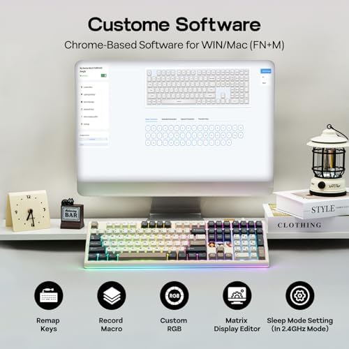 EPOMAKER X Aula F108 PRO V2 Wireless Mechanical Keyboard with Pixel Screen - Image 5