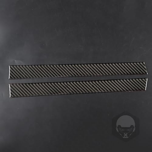 Car Inside Window Pillar B-Pillar Panel Decorative Strip Cover Sticker Real 3K Black Carbon Fiber Trim Compatible with Benz Smart 2016 2017 2018 2019 2020 2021 Auto Interior Accessories - Image 5