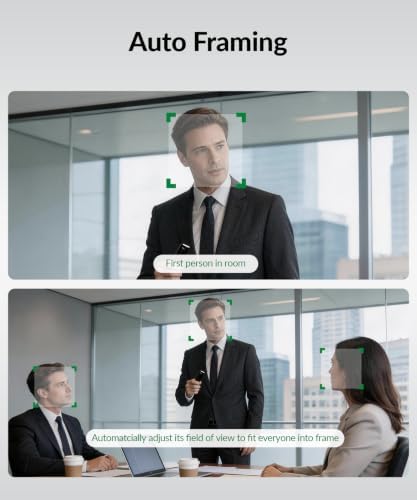 4K Conference Room Camera System with Microphones Speakers AI Auto Framing - Image 3