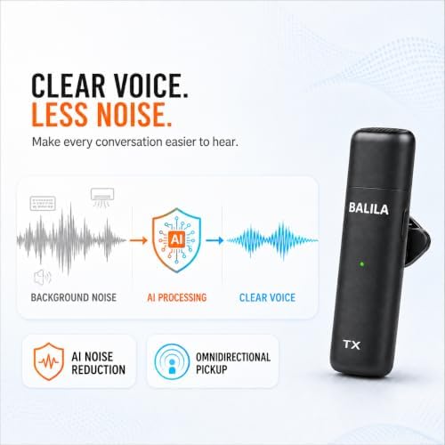 CM300 Conference Speaker with 10 Wireless AI Mics, 360° Pickup, 65FT Range, Noise Reduction, Echo Cancellation, Full Duplex USB Speakerphone for 10-Person Meetings, Zoom and Microsoft Teams - Image 4