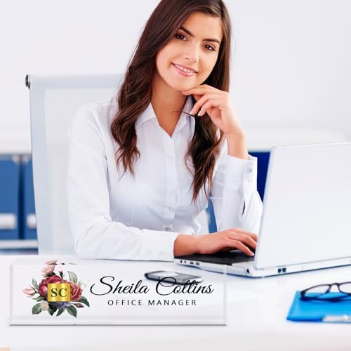 Custom Name Plate for Desk, Employee Appreciation Gifts, Office Decor - Image 5