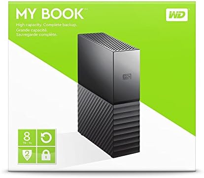 Western Digital 8TB My Book Desktop External Hard Drive, USB 3.0, External HDD with Password Protection and Backup Software - WDBBGB0080HBK-NESN - Image 4