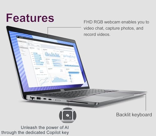 Dell Precision 3490 Mobile Workstation Laptop, 14" FHD, 64GB DDR5, 2TB SSD - Image 4