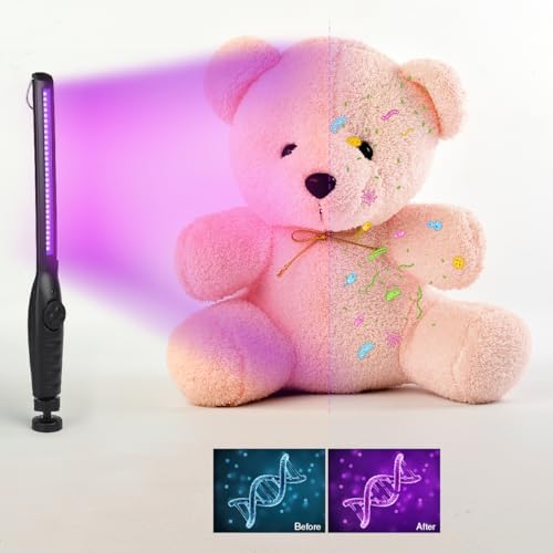 UV Light Sanitizer, Portable UV Light Disinfection Lamp USB Rechargeable Ultraviolet Light Sanitizer for Home Hotel Travel Car UV Light Sanitizer Wand - Image 3