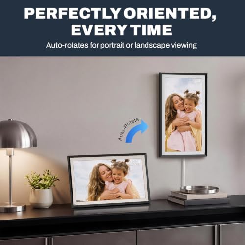 FRAMEO 15.6" Digital Picture Frame, Touchscreen Large Display, 32GB - Image 5
