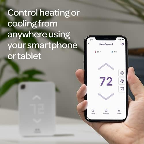 Mysa Smart Thermostat for Mini-Split Heat Pumps & AC | Smart Controller Replaces Remote | Control with 100% Free App | No Subscription | Easy Setup | HomeKit, Alexa, Google Home | Wi-Fi Programmable - Image 4