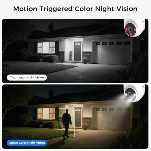 Hiseeu 3K 12 Channel Wired Security Camera System,12PCS 5MP Cameras - Image 3