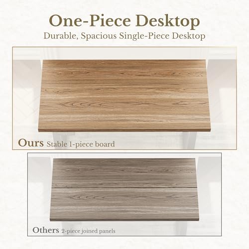 ErGear 48 X 24 Inch Height Adjustable Electric Standing Desk, Natural Oak - Image 4