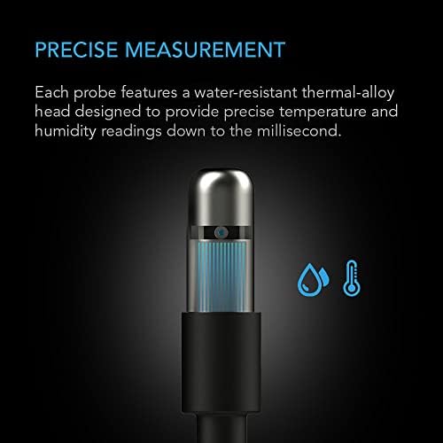 AC Infinity Controller Sensor Probe, Stainless Steel 1" Climate Detector - Image 2