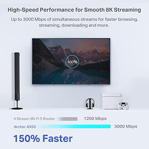 TP-Link Dual-Band AX3000 Wi-Fi 6 Wireless Gigabit Internet Router for Home - Image 2