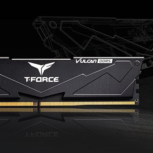TEAMGROUP T-Force Vulcan DDR5 32GB (2x16GB) 6400MHz (PC5-51200) CL40 Desktop Memory Module Ram for 600 700 Series Chipset XMP 3.0 Black FLBD532G6400HC40BDC01 - Image 5
