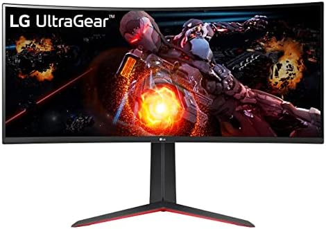 LG Ultragear QHD 34-Inch Curved Gaming Monitor 34GP63A-B, VA with HDR 10 Compatibility and AMD FreeSync Premium, 160Hz, Black by Unknown