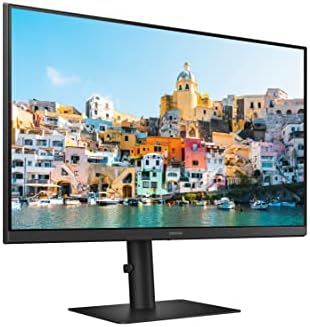 SAMSUNG S40A Series 24-Inch FHD 1080p Computer Monitor, 75Hz, IPS Panel, HDMI, DisplayPort, USB-C, Height Adjustable Stand, 3 Yr WRNTY (LS24A400UJNXZA),Black - Image 2