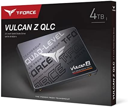 TEAMGROUP T-Force Vulcan Z 4TB SLC Cache 3D NAND QLC 2.5 Inch SATA III Internal Solid State Drive SSD (R/W Speed up to 550/470 MB/s) T253TY004T0C101 - Image 6