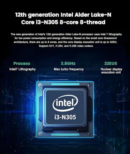 Lenovo 24" A100 All-in-One Desktop Computer, 8-core Intel Core i3-N305 CPU - Image 7