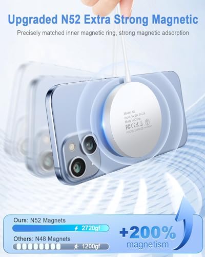 Magnetic Wireless Charger Mag Safe Charging Pad for iPhone 17/16/15/14/13 - Image 2