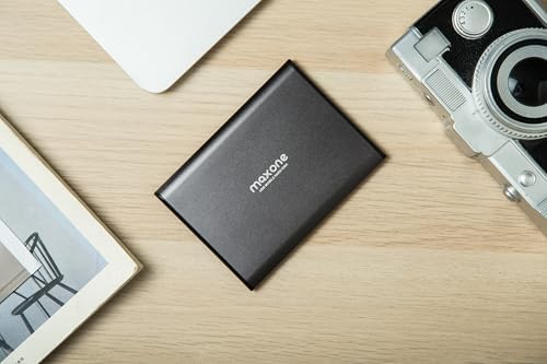 Maxone 320GB Ultra Slim Portable External Hard Drive HDD USB 3.0 Compatible with PC, Laptop - Charcoal Grey - Image 6