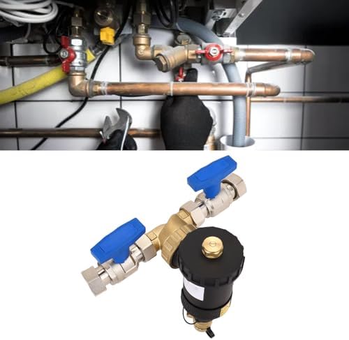 Magnetic Boiler Filter 3/4 Inch Connector 5μm Filtering Accuracy Brass Wall Mounted for Heating or Cooling System - Image 7