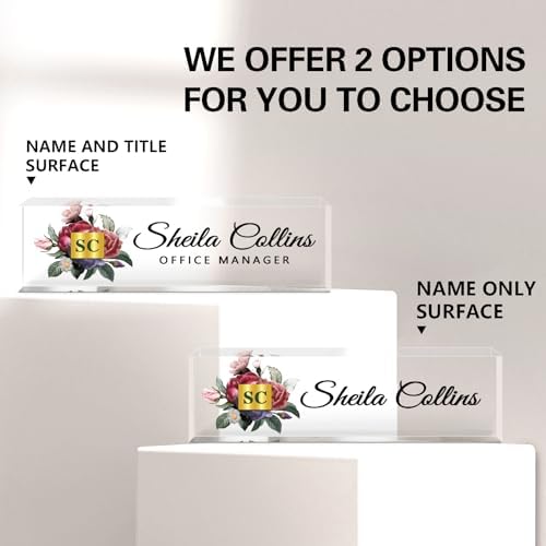 Custom Name Plate for Desk, Employee Appreciation Gifts, Office Decor - Image 2