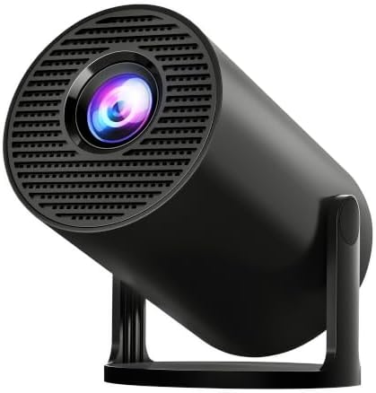 [Built-in Apps & 2025 Upgraded] Mini Projector with Wi-Fi 6 & Bluetooth 5.4, 1080P 4K Support Full HD, Auto Keystone 360° Portable Home Cinema Smart Projector for iOS/Android X1 by WEMI