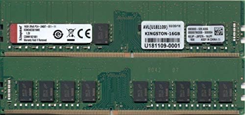 Kingston KSM24ED8/16ME Server Premier - DDR4-16 GB - DIMM 288-pin - 2400 MHz / PC4-19200 - CL17-1.2 V - unbuffered - ECC by Unknown