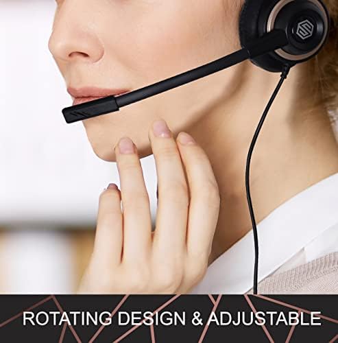 Sonitum Bulk Headsets With Microphone (10 Pack) - Noise Canceling Computer Headset For Office, Meetings, Chat- Comfortable Over-Ear PC Headphones With Rotating Mic- 3.5 Jack For Universal Connectivity - Image 6