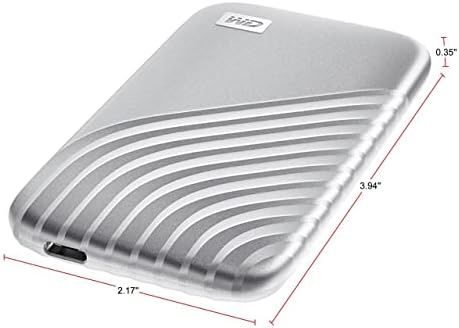 WD 2TB My Passport SSD Portable External Solid State Drive, Silver, Sturdy and Blazing Fast, Password Protection with Hardware Encryption - WDBAGF0020BSL-WESN - Image 4