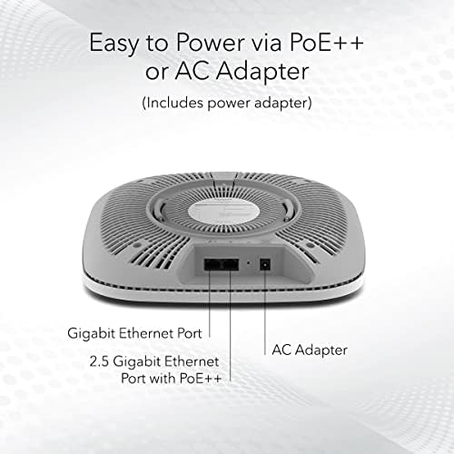 NETGEAR Cloud Managed Wireless Access Point (WAX630EP) - WiFi 6E Tri-Band AXE7800 Speed | Mesh | 802.11ax | MU-MIMO | Insight Remote Management | PoE++ | Includes Power Adapter - Image 4