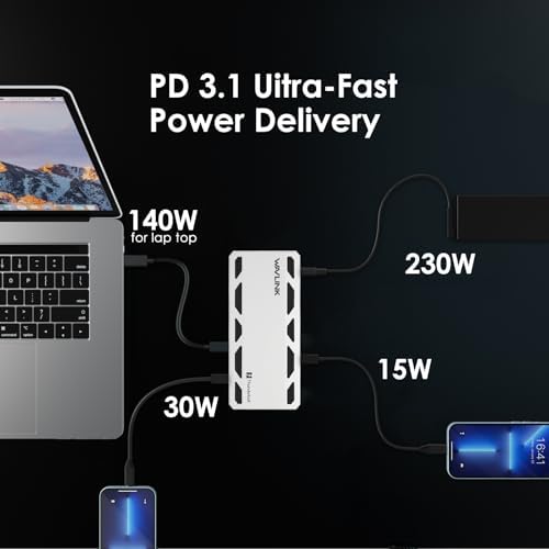 WAVLINK Thunderbolt 5 Dock, Intel Certified TB5 Docking Station, 120Gbps - Image 6
