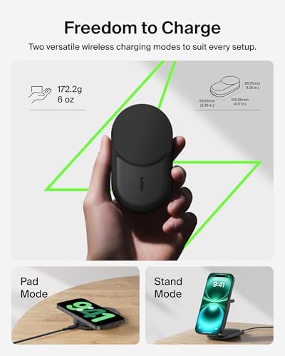Belkin Qi2.2 25W Wireless 3 in 1 Foldable Fast Charging Station for iPhone - Image 5