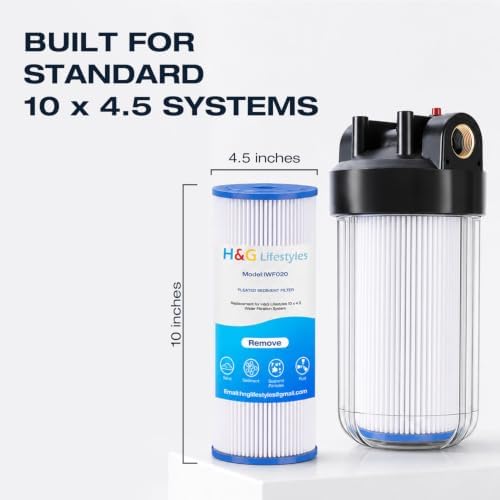 H&G Lifestyles 5Micron Water Filter 10 x 4.5 Sediment Filter for Well Water - Image 6