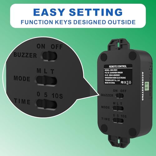 UHPPOTE Remote Control 600Lbs Electromagnetic Lock System with Z&L Bracket - Image 4