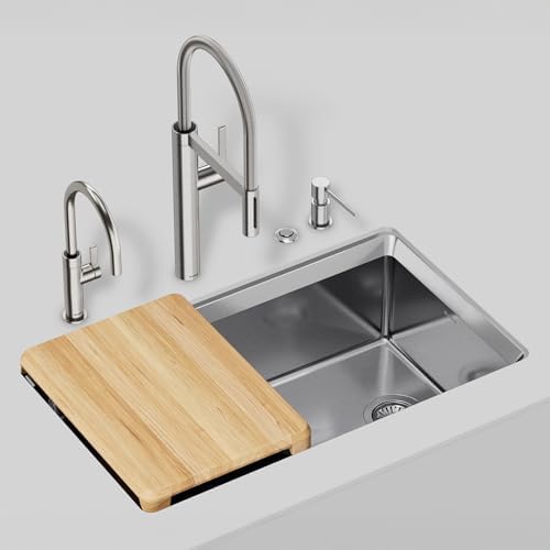 BLANCO Inteos 33" Single Bowl Undermount Stainless Steel Sink - Image 2
