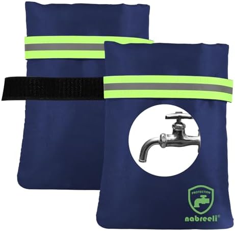 2 Pack Outdoor Faucet Covers for Winter Freeze Protection (blue) by Unknown
