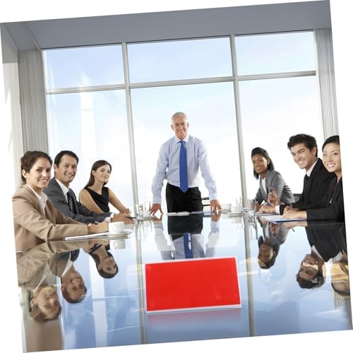 10pcs Plastic Double-Sided Triangle Desk Name Plate Holders - Image 7