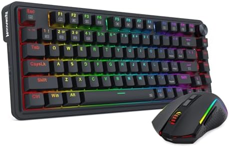 Redragon S168 Combo, K673 PRO 75% Gaming Keyboard + M693 8000 DPI Mouse - Image 2