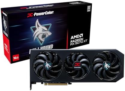 PowerColor Hellhound AMD Radeon RX 9070 XT 16GB GDDR6 by PowerColor