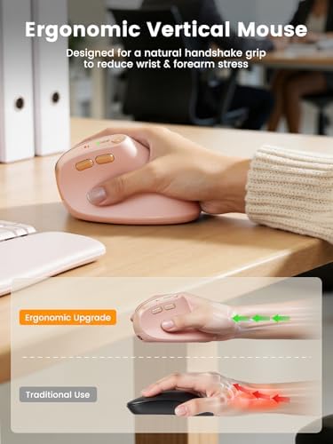 SABLUTE MAM3 Ergonomic Mouse, Vertical Mouse for Small and Medium Hands - Image 2