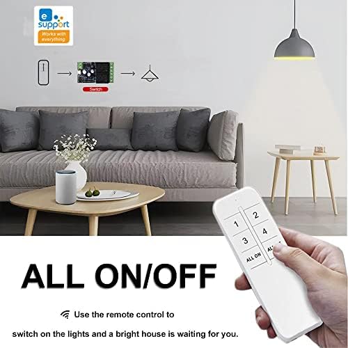 Ewelink WiFi Wireless Smart Relay Module USB 5v 1 Channel Inching Selflock 7V-48V Remote ON Off Power Switch for Access Control, Garage Door,Home Automation, Compatible with Alexa Google Home - Image 2
