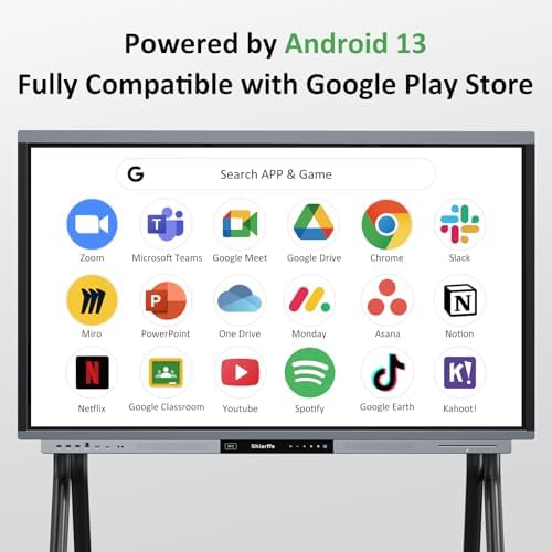 Shiarffe R9 55" Smart Board 16GB+256GB, Google EDLA-Certified - Image 3