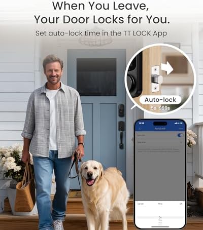 DESLOC WiFi Fingerprint Smart Lock with App Control and Keypad - Image 5