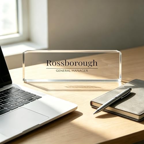 Custom Name Plate for Desk, Desk Name Plate Personalized, Acrylic Desktop Ornament, Stylish Office Decor, Appreciation Present for Boss, Social Worker, Teacher, Nurse, Employee - Image 4