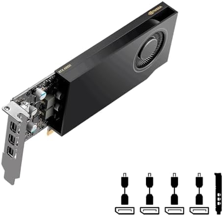 PNY Technology VCNRTXA1000ATX-PB VCX NVIDIA RTX A1000 8GB GDDR6 Professional Graphics Cards - Image 6