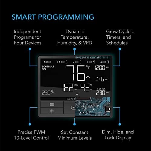 AC Infinity Controller 69 PRO, Environmental Controller for Grow Tents - Image 3