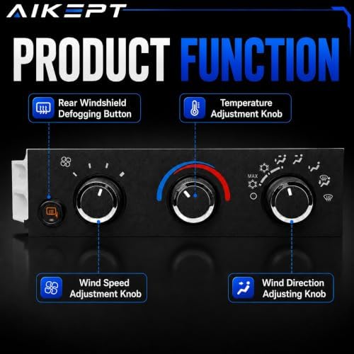 599-294 HVAC Climate Control Module With 3 Switch Buttons - Image 4